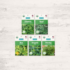 Organic Herb Garden Variety Pack - Seed Packet Bundle