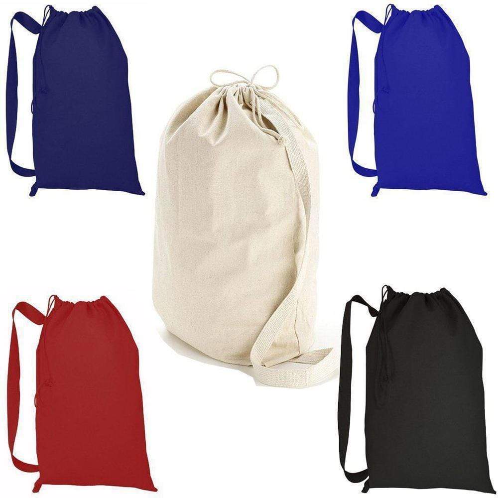 Wholesale Canvas Laundry Bags | Drawstring Laundry Bags in Bulk – BagzDepot™