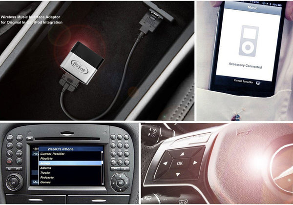 Volkswagen Jetta Wireless Bluetooth Car Kit Adapter in car iPod In – ViseeoUSA