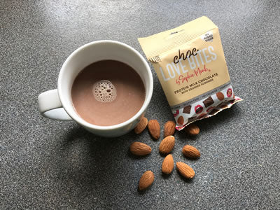 Hot Almond Chocolate - no added sugar