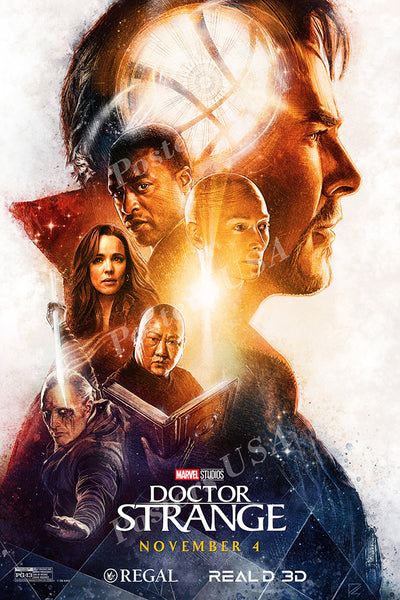 MOV384 Posters USA Marvel Doctor Strange Textless Movie Poster Glossy Finish 