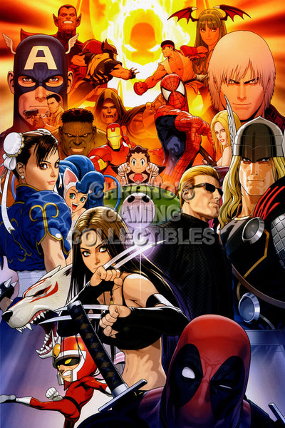 RGC Huge Poster Ultimate Marvel VS Capcom 3 PS3 XBOX 360 MVC028 