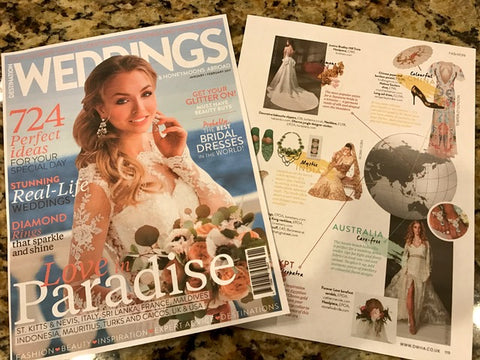 barefoot sandals featured in DWHA magazine | Destination weddings and honeymoons abroad