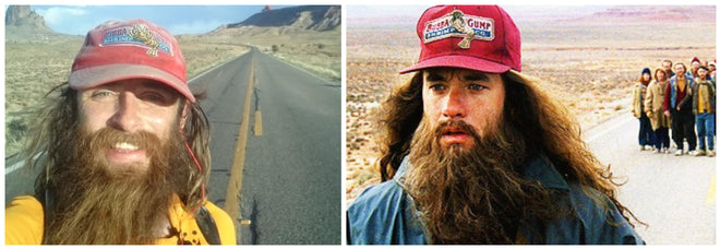 Rob Pope Forrest Gump running across America USA