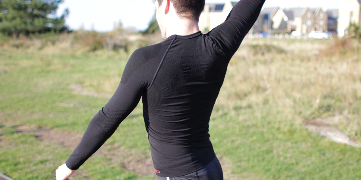 Sundried long sleeved running top