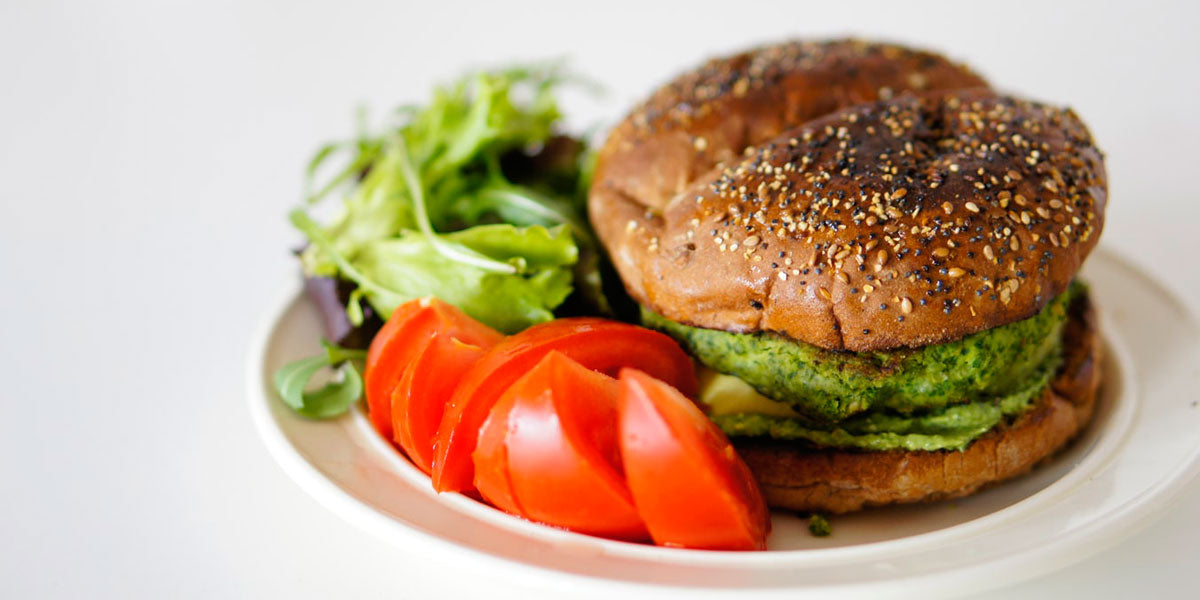 vegan veggie bean burger