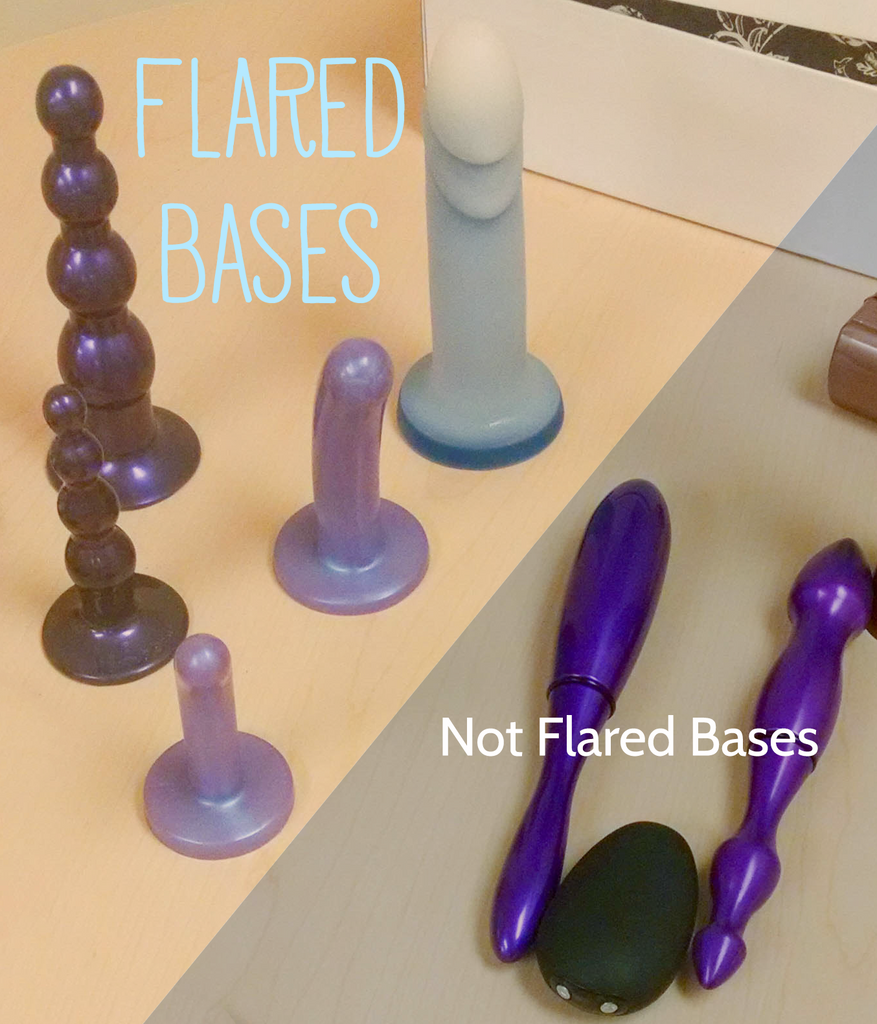 Flared bases vs. not flared bases on sex toys | La Vie en Orange
