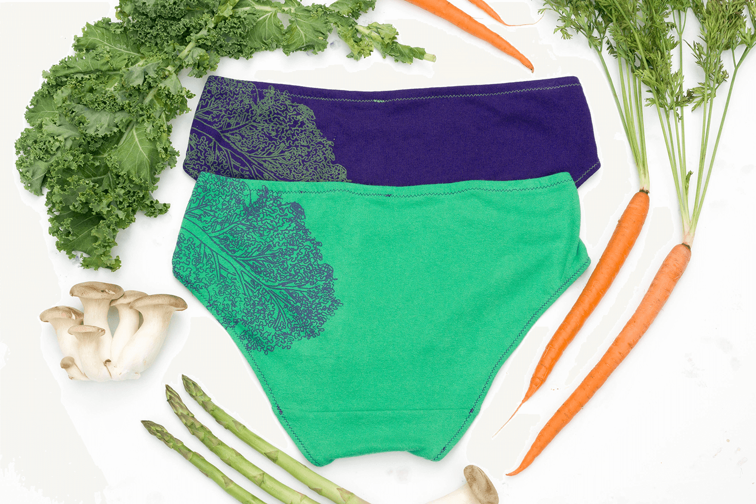 Kale Yeah! Handmade Women's Underwear by La Vie en Orange
