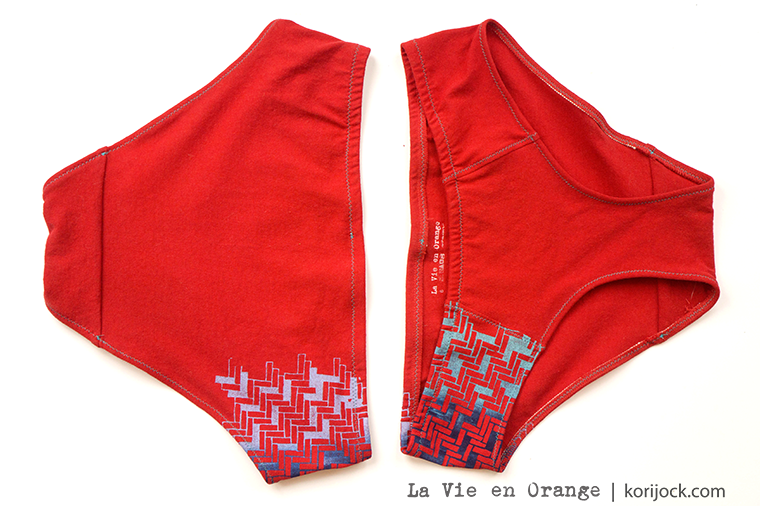 Herringbone women's undies by La Vie en Orange