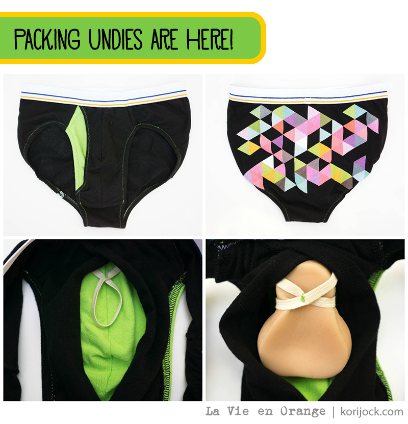 Packing underwear by La Vie en Orange | Enter the giveaway here!