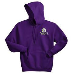 purple pullover hoodie