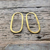 Hammered Brass Earrings - SUSIE FRAZIER