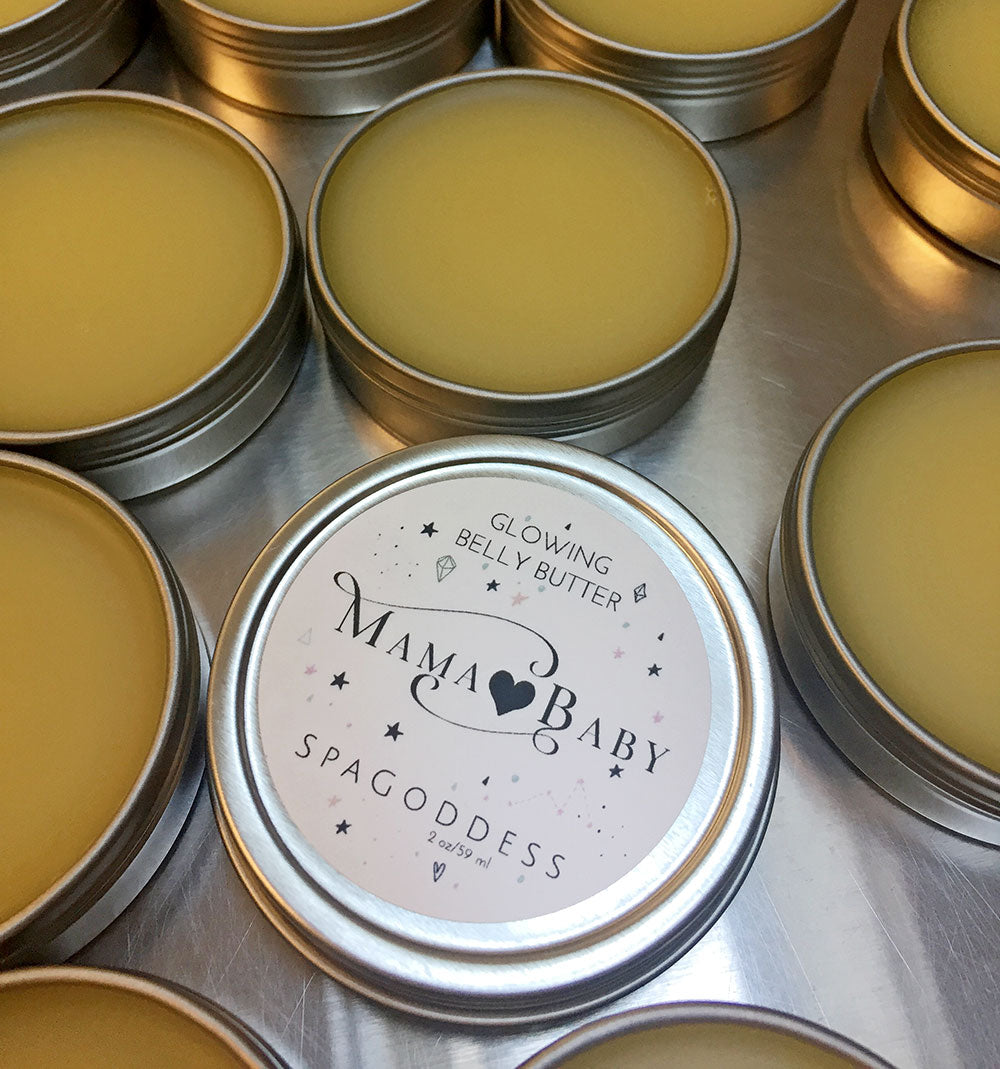 MAMA + BABY GLOWING BELLY BUTTER by SpaGoddess Apothecary