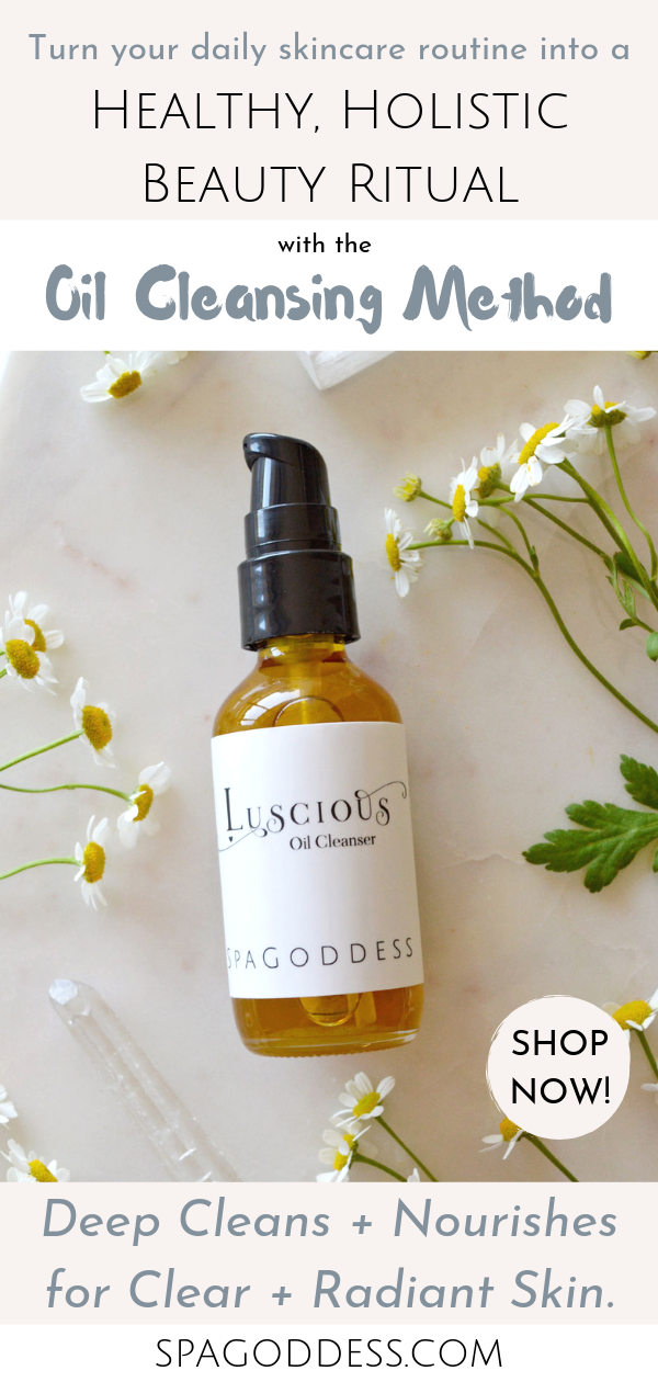 LUSCIOUS OIL CLEANSER + MAKEUP REMOVER by SpaGoddess Apothecary