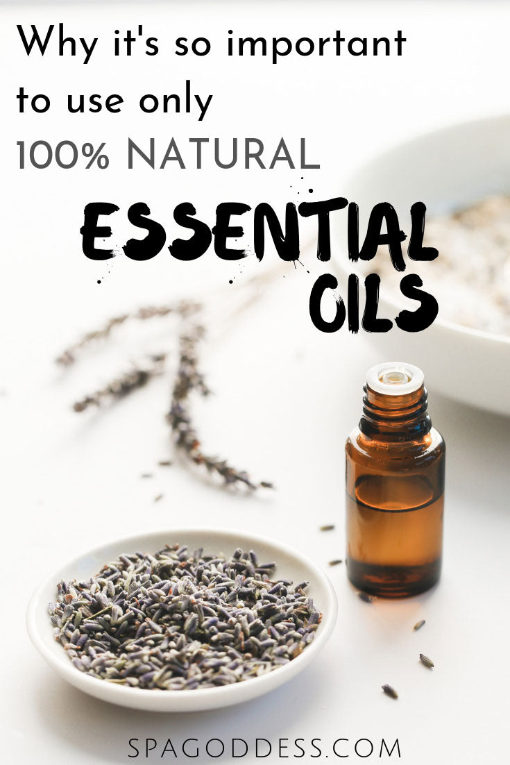 The Difference Between Essentials Oils + Fragrance Oils | Organic Skin Care + Natural Skin Care Tips -  Click through to learn why essential oils are better than fragrance oils. | SpaGoddess Apothecary | essential oils for beginners | how to use essential oils | essential oils for skin care | organic skin care products | herbal skin care for face + body | self care tips | home spa skincare | aromatherapy oils | organic natural beauty products #organicskincare #naturalskincare