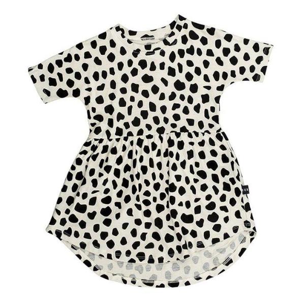 leopard print kids dress