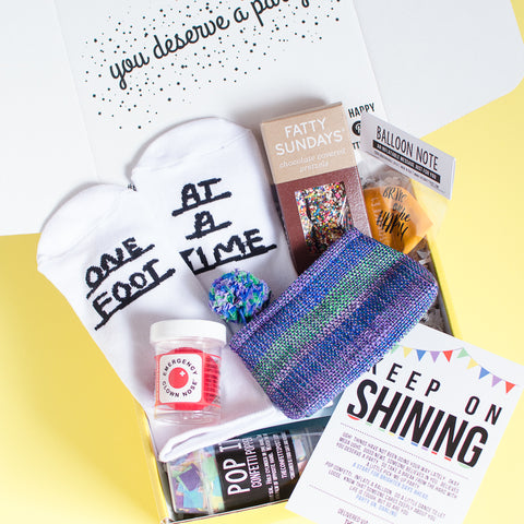 Cheer Up Gift Idea: Keep on Shining Care Package