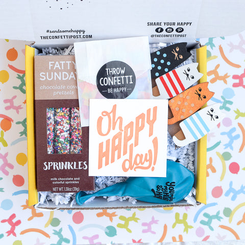 Oh Happy Day Birthday or Congrats Gift Box