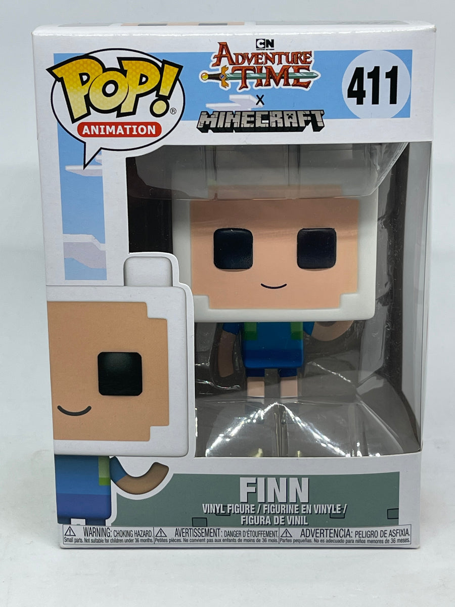 Adventure Time Finn X Minecraft Pop Vinyl Fanbase Collectables