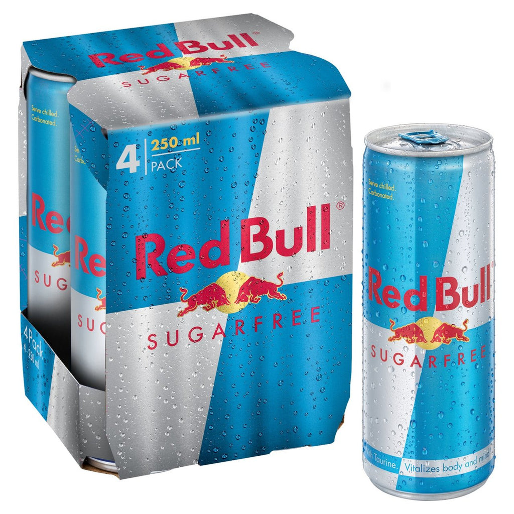 Red Bull Sugar Free 4 x 250ml | British Online | British