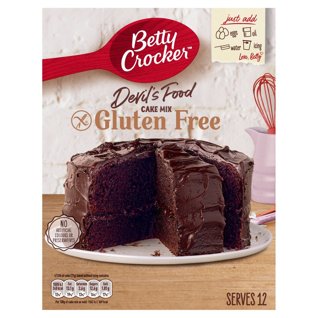 Betty Crocker Gluten Free Devil's Food Mix 425g | British Online