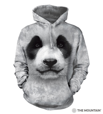 Hoodie Adult Unisex Sweatshirt Big Face Panda