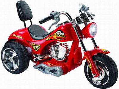 Red Hawk Motorcycle 12v Red Ride on Toy