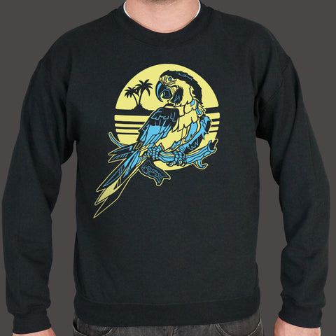 Tropical Macaw Parrot Sweater (Mens)