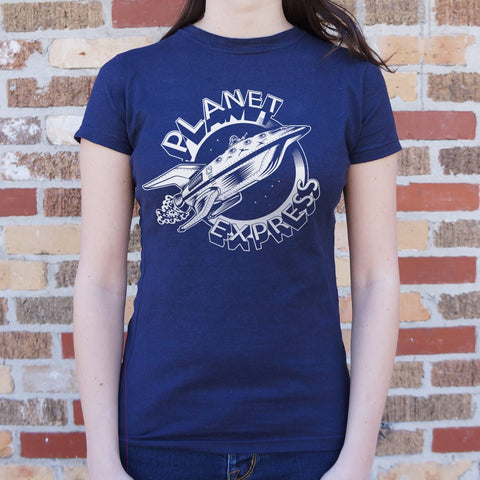 Planet Express Spaceship T-Shirt (Ladies)