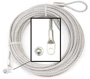 50 Warn 15236 Warn Replacement Cable for Winch with Steel Drum