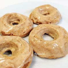 Glazed Snickerdoodle Donuts