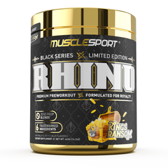 Kings Ransom Pre Workout by Musclesport Rhino Black Limited Edition