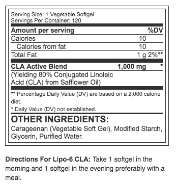 Nutrex Lipo-6 CLA Veggie