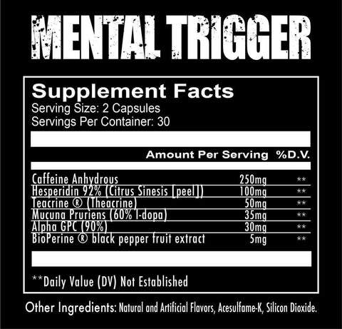 Redcon1 Mental Trigger Focus Formula