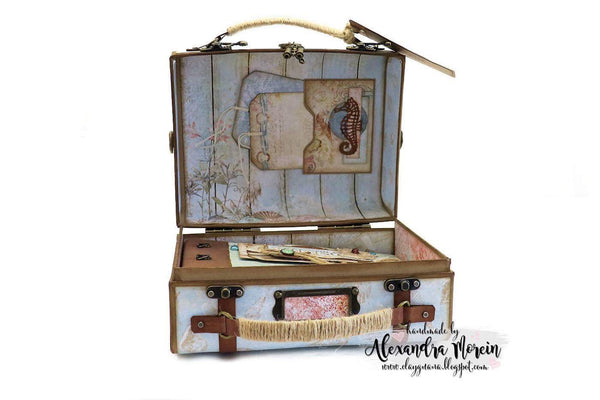 Seaside Vintage Suitcase and Album Kit - Alexandra Morein
