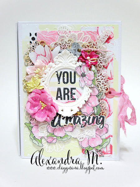Magnolia Sky sliding mini album in a Case - Alexandra Morein
