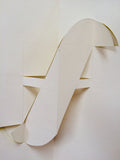 Ron King Studio - Experimental Letter 'f' - Alphabet Series