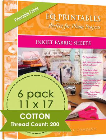 EQ Printables Inkjet Fabric Sheets Quilters Quilting Books Patterns