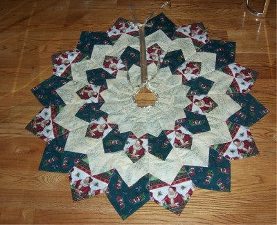 Dresden Plate Christmas Tree Skirt Quilting Books Patterns And