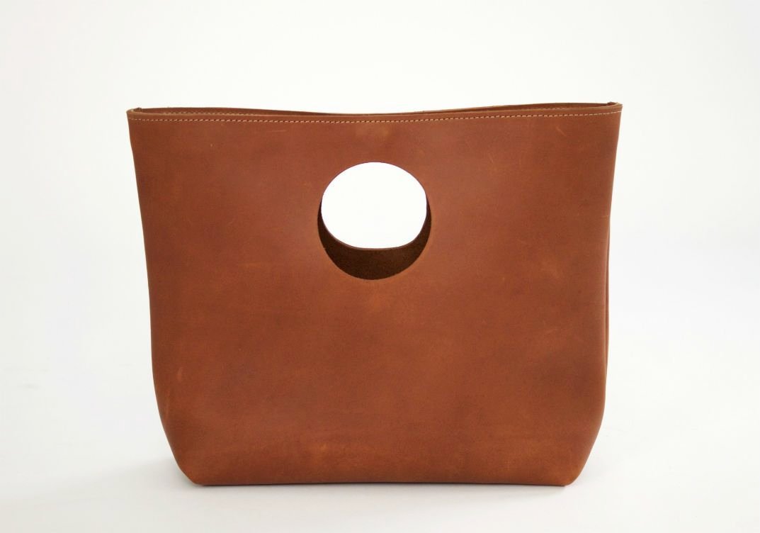 The Lee Clutch - 3 Leather Colors!