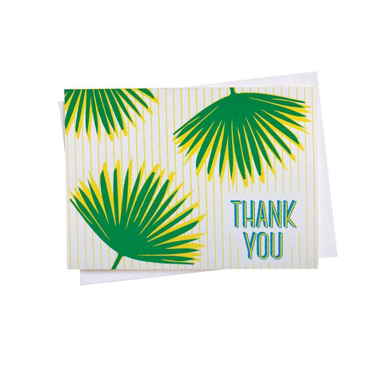Thank You Palm Card Set of 6