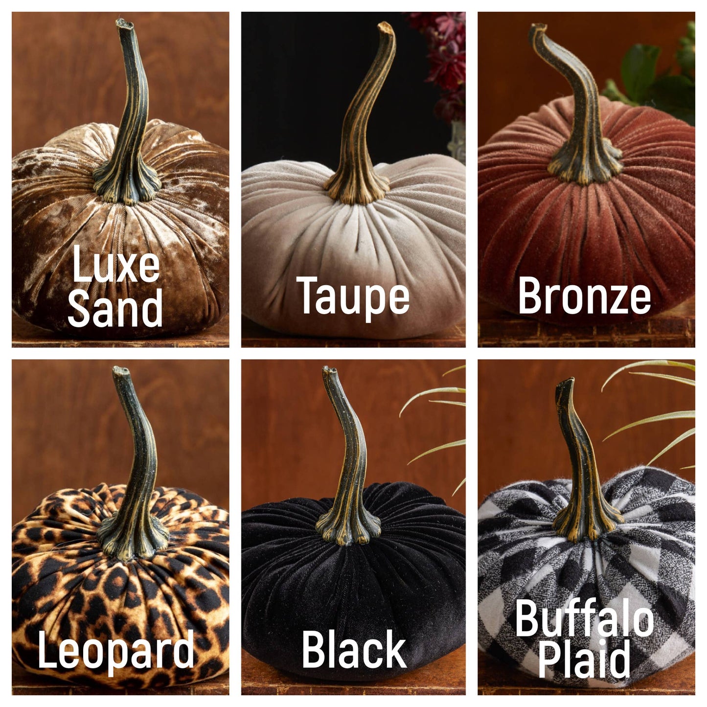 Your Heart's Content - Handmade Large Velvet Pumpkins