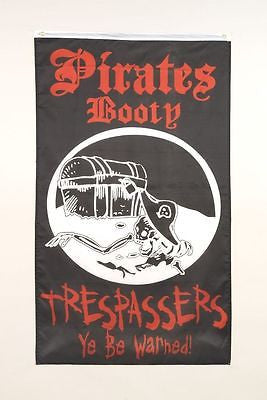 Pirates Booty Flag Halloween Flag - Pirate Flag