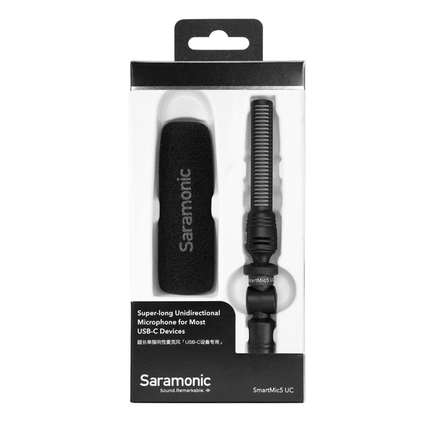 Smartmic5 Uc Unidirectional Micro Shotgun Microphone With Usb C Output Saramonic Usa