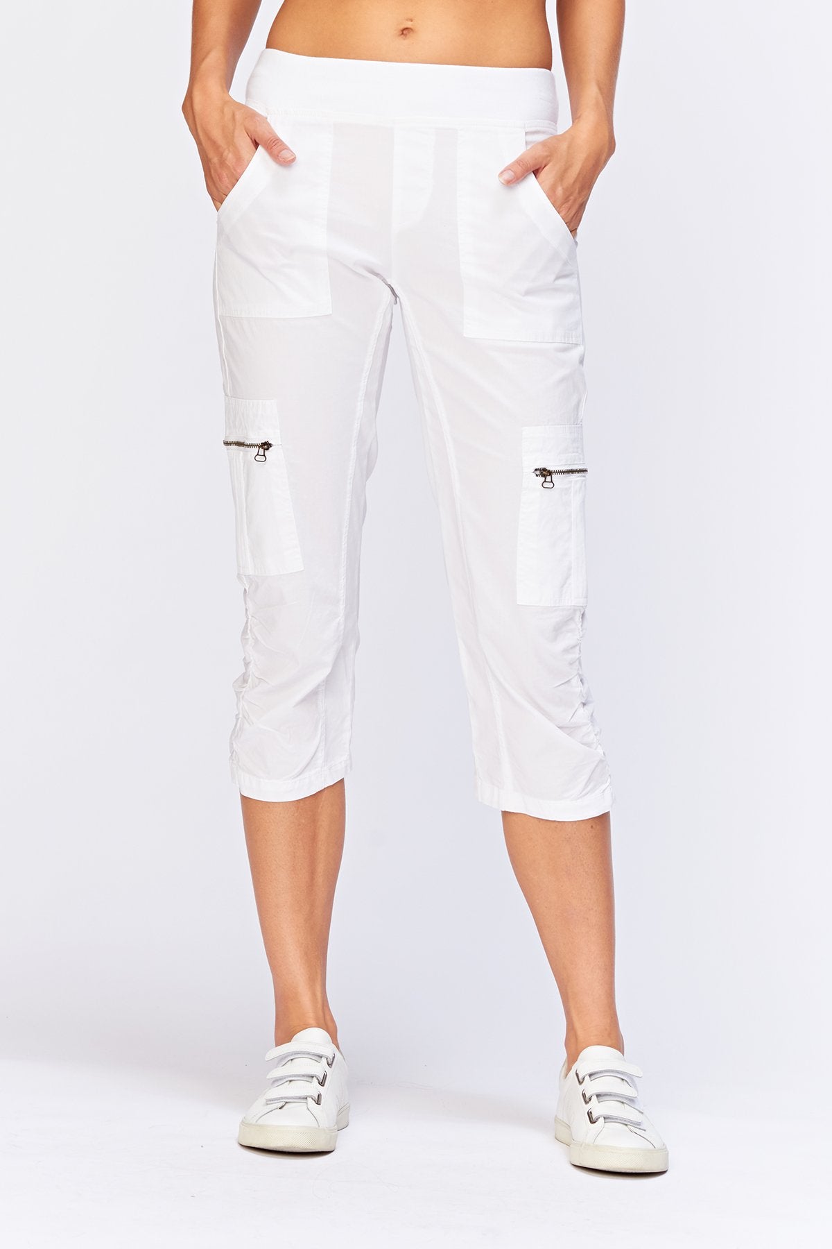 Core By Wearables Nadia Crop In White