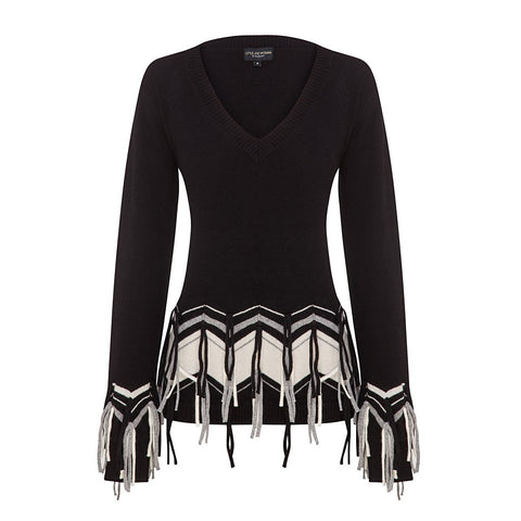SILVER FLASHES Knit Top