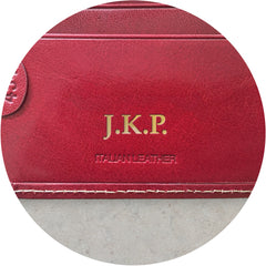 Custom monogram initials mens wallet