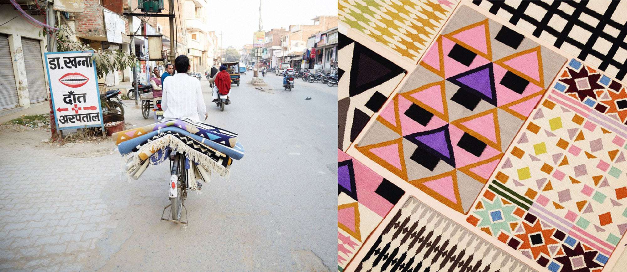 Aelfie handmade rugs in India