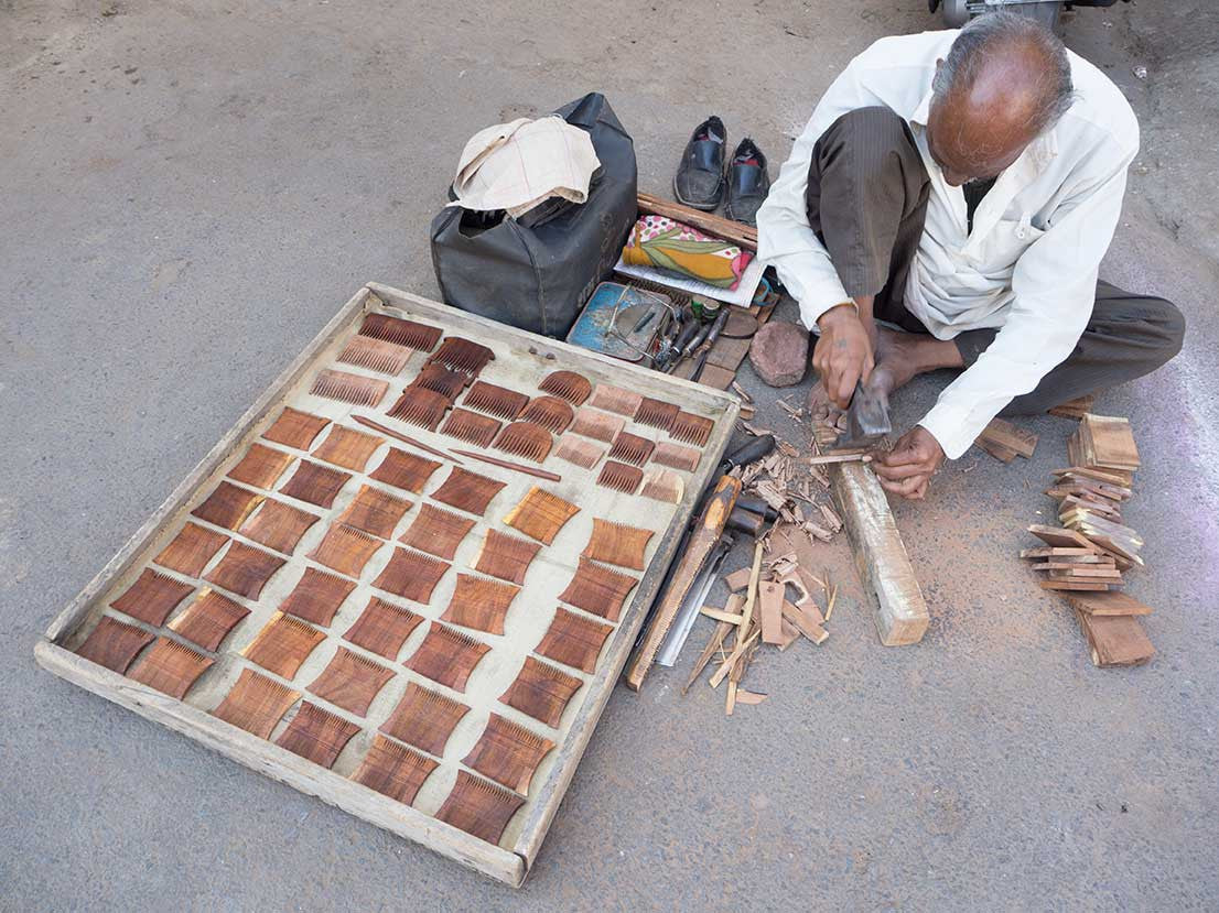Pushkar India Local Artisan Wood work