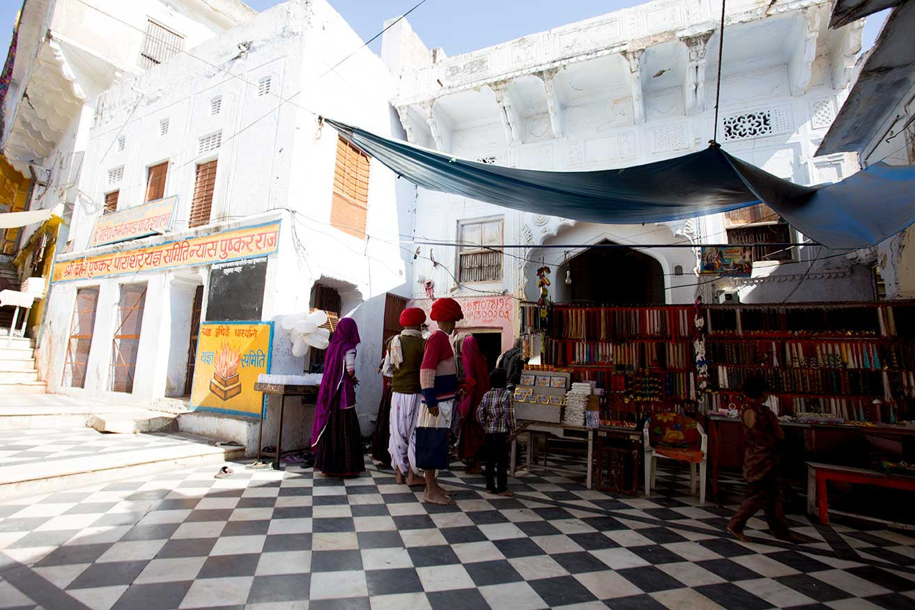 Pushkar India Marble floors 